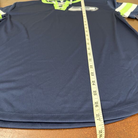 Seattle Seahawks Lace boxy Fanatics Jersey size Large Bling Logo Nfl sportswear - Picture 8 of 9
